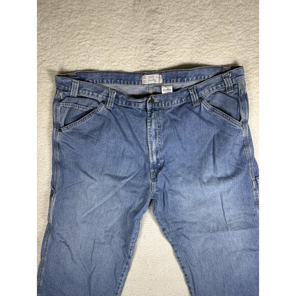 Levis Carpenter Jeans Mens 44x30 Blue Baggy Loose Straight Vintage Y2k 2007 - Picture 2 of 16
